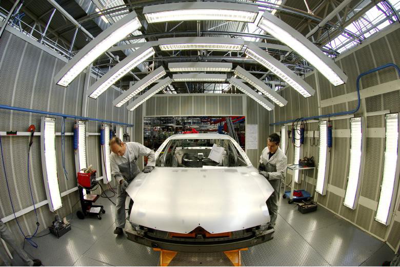 usine de production de la Citroën C6